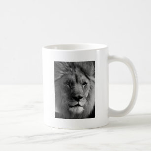 Schwarz-Weiß-Lion Kaffeetasse