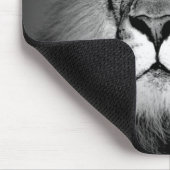Schwarz-Weiß-Lion Mousepad (Ecke)