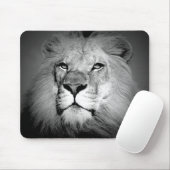 Schwarz-Weiß-Lion Mousepad (Mit Mouse)