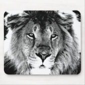 Schwarz-Weiß-Lion Mousepad (Vorne)