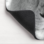 Schwarz-Weiß-Lion Mousepad (Ecke)