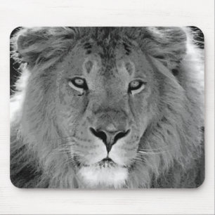 Schwarz-Weiß-Lion Mousepad