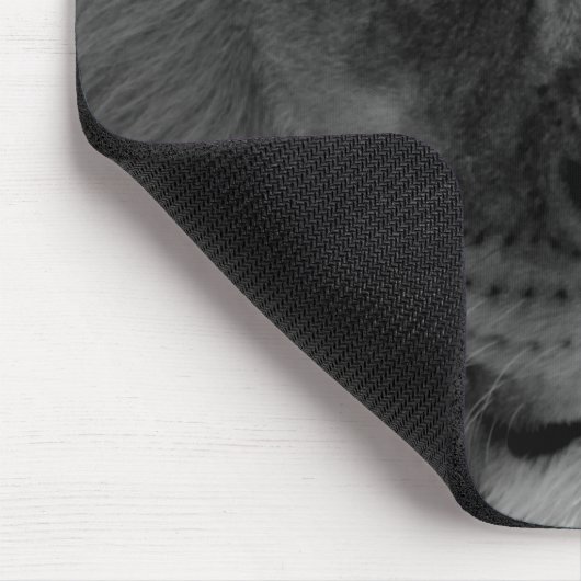 Schwarz-Weiß-Lion Mousepad (Ecke)