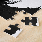 Schwarz-Weiß-Lion Puzzle (Seite)