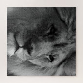Schwarz-Weiß-Lion Puzzle (Horizontal)