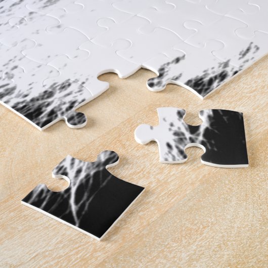 Schwarz-Weiß-Lion Puzzle (Seite)