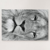 Schwarz-Weiß-Lion Puzzle (Horizontal)