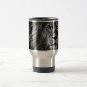 Schwarz-Weiß-Lion Reisebecher (Mittel)