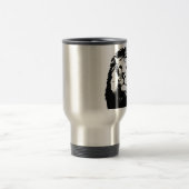 Schwarz-Weiß-Lion Reisebecher (Mittel)