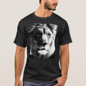 Schwarz-Weiß-Lion T-Shirt (Vorderseite)
