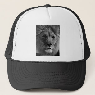 Schwarz-Weiß-Lion Truckerkappe