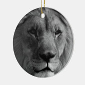 Schwarz-Weiß-Lion Weihnachtsschmuck (Links)