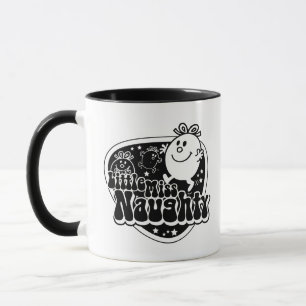 Schwarz & Weiß Little Miss Naughty Tasse