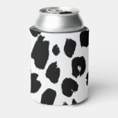 Schwarz-Weiß-Loepard-Druckknopf gefärbt Dosenkühler (Kanne Rückseite)