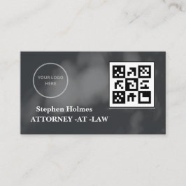 Schwarz-Weiß-Logo minimalistisch Visitenkarte