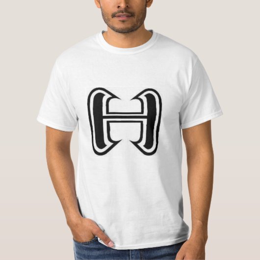 Schwarz-Weiß-Logo T-Shirt (Vorderseite)