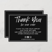 Schwarz-Weiß-Logo-Werbebeilage (Vorne/Hinten)