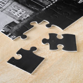 Schwarz-weiß LondonTower Bridge Art Travel Puzzle (Seite)