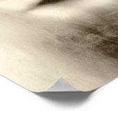 Schwarz-Weiß-Löwe-Portrait Poster (Ecke)