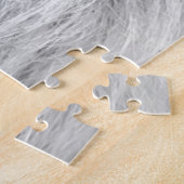 Schwarz-Weiß-Löwe - Tiere Kunst Puzzle (Seite)