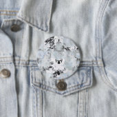 Schwarz-Weiß Luxus abstrakt moderne Kunst Button (Beispiel)