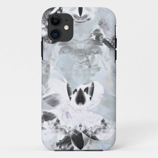 Schwarz-Weiß Luxus abstrakt moderne Kunst Case-Mate iPhone Hülle (Rückseite)