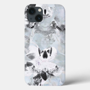 Schwarz-Weiß Luxus abstrakt moderne Kunst Case-Mate iPhone Hülle