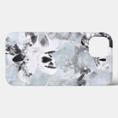 Schwarz-Weiß Luxus abstrakt moderne Kunst Case-Mate iPhone Hülle (Rückseite (Horizontal))