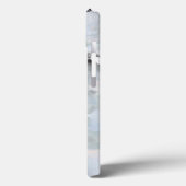 Schwarz-Weiß Luxus abstrakt moderne Kunst Case-Mate iPhone Hülle (Rückseite / Links)