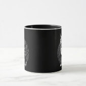 Schwarz-Weiß-Lynx Tasse (Zentrum)