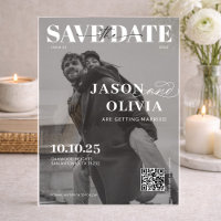 Schwarz-Weiß-Magazin-Cover-Foto-Hochzeit