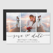 Schwarz-weiß Magnetkarte (Vorne/Hinten)