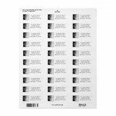 Schwarz-Weiß-Mandala Abstrakt (Vorne)