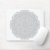 Schwarz-Weiß-Mandala, farbenfroh Mousepad (Mit Mouse)