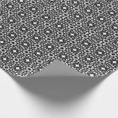 Schwarz-Weiß-Mandala-Linien Muster 2 Geschenkpapier (Ecke)