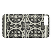 Schwarz-Weiß-Mandala-Motif von Vision Studio Case-Mate iPhone Hülle (Rückseite (Horizontal))