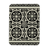 Schwarz-Weiß-Mandala-Motif von Vision Studio Magnet (Vertikal)