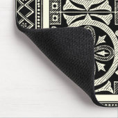 Schwarz-Weiß-Mandala-Motif von Vision Studio Mousepad (Ecke)