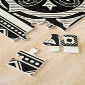 Schwarz-Weiß-Mandala-Motif von Vision Studio Puzzle (Seite)