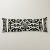 Schwarz-Weiß-Mandala-Motif von Vision Studio Seitenschläferkissen (Rückseite)