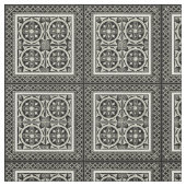 Schwarz-Weiß-Mandala-Motif von Vision Studio Stoff (Muster)