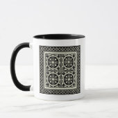 Schwarz-Weiß-Mandala-Motif von Vision Studio Tasse (Links)