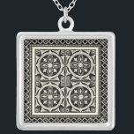 Schwarz-Weiß-Mandala-Motif von Vision Studio Versilberte Kette<br><div class="desc">Ein Schwarz-Weiß-Mandala-Motiv von Vision Studio. Mandala ist ein Sanskritwort für den Kreis und repräsentiert das Universum im Hinduismus und Buddhismus. Mandalase sollen beruhigende Wirkung auf Menschen haben. Wenn Sie also ein wenig Ruhe in Ihrem Leben gewollt haben,  kaufen Sie diesen Ausdruck heute!</div>