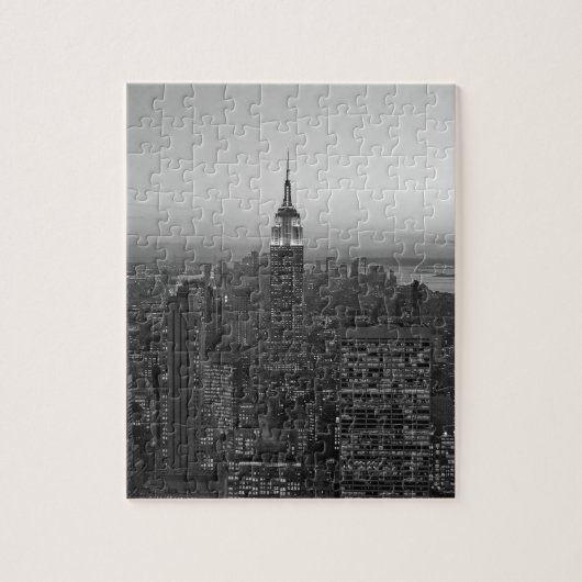 Schwarz-Weiß-Manhattan Puzzle (Vertikal)