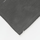 Schwarz-Weiß-Margarita-Glas-Blueprint Fleecedecke (Ecke)