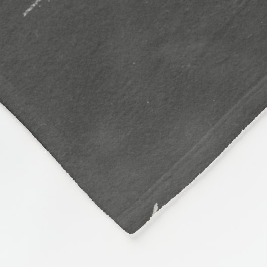 Schwarz-Weiß-Margarita-Glas-Blueprint Fleecedecke (Ecke)