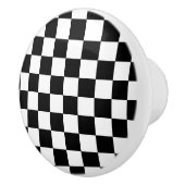 Schwarz-Weiß-Markierungsfarben Keramikknauf (Rechts)