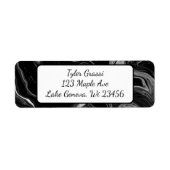 Schwarz-Weiß-Marmor (Vorne)