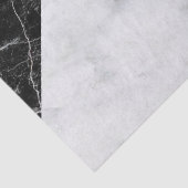 Schwarz-Weiß-Marmor aus Gewebepapier Seidenpapier (Ausschnitt)