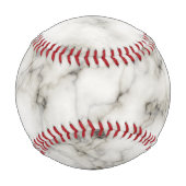 Schwarz-Weiß-Marmor Baseball (Vorderseite)